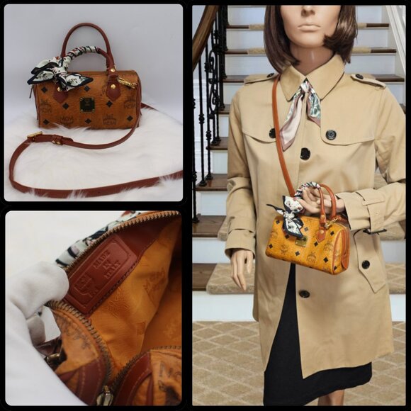 MCM Mini Boston Bandoulière - Picture 3 of 16